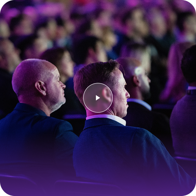 people in audience