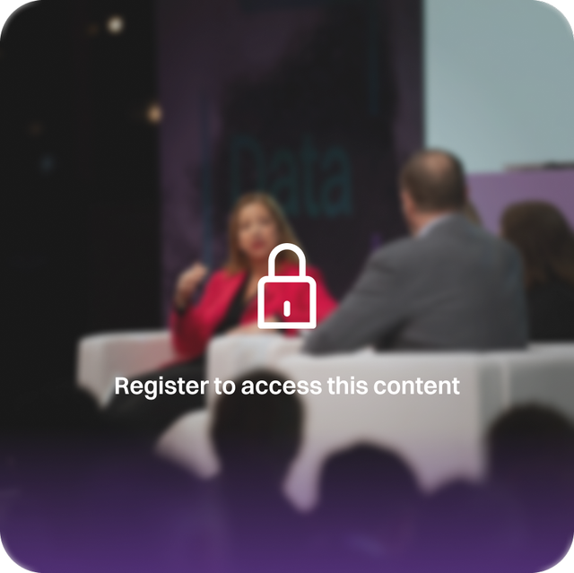 blurred out image of people talking